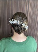 結婚式お呼ばれヘア