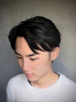 ロッサ(ROSSA)&nbsp;ビジネスメンズショートカット毛流れセンターパートツーブロック