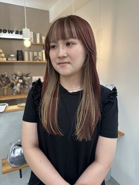 ナウアズ(now as.) pink ×inner beige にぷつっとカット【mayu】【明石駅3分】