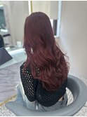 ブリーチなしレッド