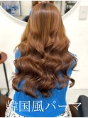 コテ巻き風パーマ /韓国風パーマ/デジタルパーマ/レイヤーカット