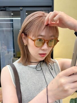 スニュウ(snuw) (snuw_hotaru)レイヤーボブマロンベージュラベンダーミルクティ