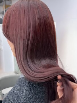 ビューブルー 亀戸錦糸町(VIEW BLUE) ◎小顔レイヤーバーガンディロングミディアム似合わせ前髪