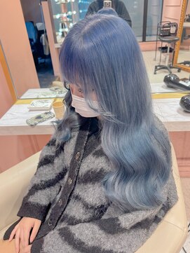 ブルーカラー/アッシュ/アッシュシルバー/水色カラー