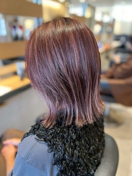 アース オーセンティック 越谷レイクタウン店(EARTH Authentic) ハイライト白髪ぼかしデザインカラー