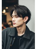 フェザーパーマフェザーショート韓国へアセンターパート