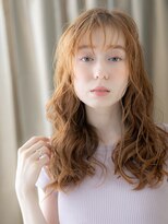 カバーヘア ブリス 戸田公園西口店(COVER HAIR bliss)&nbsp;ウォームブラウン/外国人風パーマ/レイヤーロングウェーブg