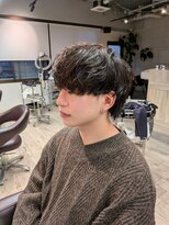 コワファーストナガサキシャンプーボーイ(COIFF1RST NAGASAKI SHAMPOO BOY) マッシュウルフ×シャドウパーマ