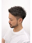 メンズ　ショート　ツーブロック