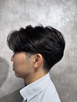 スピン 本八幡(SPIN)&nbsp;MEN’S HAIR/サーフカール/刈り上げセンターパート/本八幡