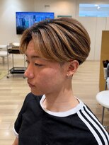 ラファンス 栗林店(LaFENCE) メンズ/フェザーパーマ/マッシュショート