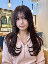 ロンドアベニール 北千住(Lond avenir)&nbsp;ダークパープル/髪質改善/縮毛矯正/オリーブベージュ/北千住