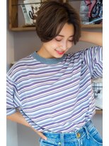 ロンド ブランシュ 錦糸町北口(Lond blanche)&nbsp;20代30代40代50代丸みショート無造作カールデザインカラー