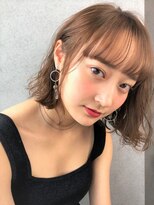 ヘアサロンM 新宿&nbsp;＊シナモンカラー『セミウエットシースルーバング』＊