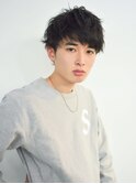 【December】men's無造作マッシュサイドパート