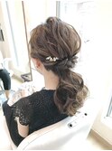 ブライダルローポニーアレンジ【ヘアアレンジ  立川/立川南】