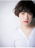 *EVE戸頭*ニュアンス感ある、黒髪丸みショートx
