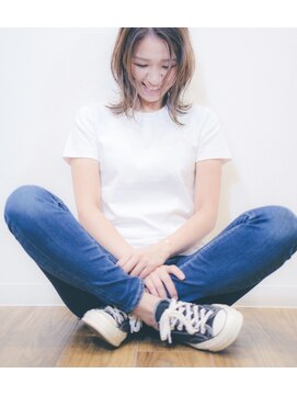 ベースヘアー(BASE hair) 【大人のくびれミディアムボブ】