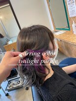 ダブルケーツー 倉敷店(wk-two)&nbsp;☆イヤリングカラーtwilight purple☆
