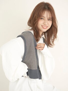 ルクスドレ 新宿(Luxe doree') くびれヘア/アースカラー/地毛風カラー/大人ヘルシー[新宿駅]