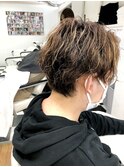 MEN'S HAIR  センターパート　サイドパート　韓国マッシュ