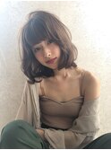 【kate 大宮】色っぽ重めボブxフェザーグレージュ