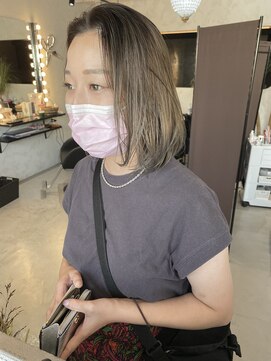 プルメリアドット(Plumeria.) バレイヤージュ × ash