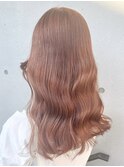ダブルカラーミルクティーピンクブロンドベージュ髪質改善吉祥寺
