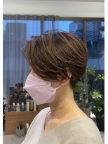 キミトヘアデザインアンドスパ(Kimito Hair design&spa)&nbsp;刈り上げてる大人女性のハンサムショート