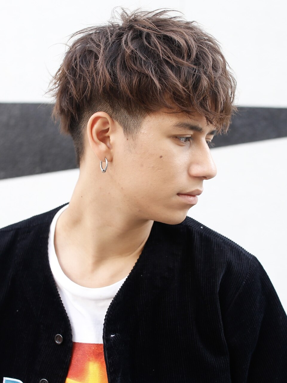 【男の為のケア】#デザイン広がる■カット+全体パーマ■\9000〜