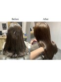 サラサラ美髪ナチュラル縮毛矯正ロング【カミケンガレリア】