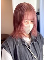 マリン(Marine)&nbsp;20代30代顔まわりレイヤーハイトーンシアーピンク