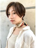 大人美人ショート 小顔 ショートボブ 髪質改善 ひし形ショート