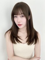 ユーフォリア 渋谷グランデ(Euphoria SHIBUYA GRANDE) レイヤーカット　ストレート　髪質改善　艶感　ベージュカラー