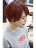 シャルティア(SHALLTIA)&nbsp;レッドショート【山口派手髪】【山口県ハイトーン】