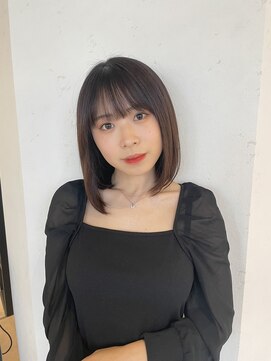 グレースバイハピネス(grace by happiness) 髪質改善 縮毛矯正 ナチュラルストレート 韓国 ボブ 前髪