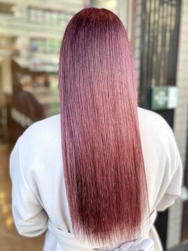 ヘアセラピー サラ 北仙台店(hair therapy Sara) PINK×RED/ハイトーン/ダブルカラー