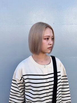 ナチュラルスポット(Natural Spot) ハイトーンカラー[カット+カラー/ミルクティーアッシュ/北九州]