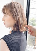 ★結べるボブくびれボブレイヤー外ハネパーマ髪質改善ケアカラー