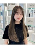 ハイトーン韓国風レイヤースタイル10代20代