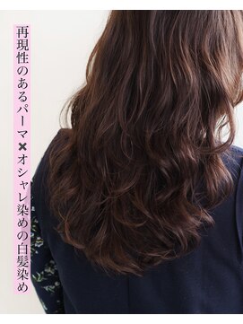 サロン マーニ(salon m ni) 再現性パーマ×オシャレ染めの白髪染め