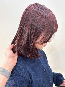 アッド バイ ケーツー(add by K-two) ブリーチなしダブルカラーピンクレッド