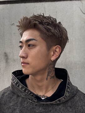 グラッシー(GLASSY) ハイトーン/ツイストピンパーマ/スパイキーベリーショート