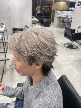 エイト ヘアサロン 渋谷本店(EIGHT) デザインハイトーン×フェザーウルフ