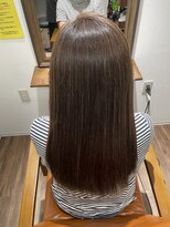レアワンハナレ センター北美容院(lea/1 HANARE) 美髪矯正×ステラミルクティーベージュ