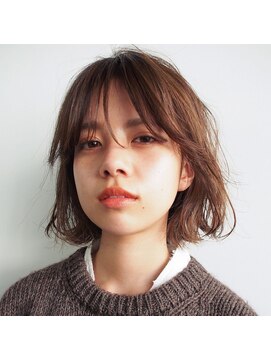ナヌーク ダイカンヤマ(nanuk daikanyama) 柔ボブ×透け感ブラウンカラー