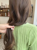 ポール(pole)&nbsp;札幌ロング　ブリーチ無しラベンダーベージュ