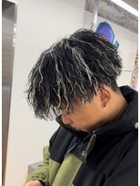 ビカム 名駅(become) ホワイトメッシュツイストスパイラルパーマ