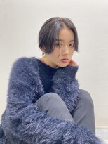 エアー 青山(AIR) 前髪あり耳掛け丸みボブコンパクトショート20代30代40代50代