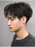 【縦落ち】シャープパーマ
